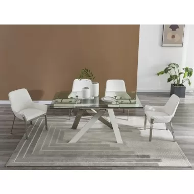 J&M Furniture MC Premier Extension Table Front View