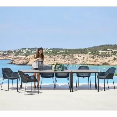 Cane-Line Pure Dining Table outdoor View