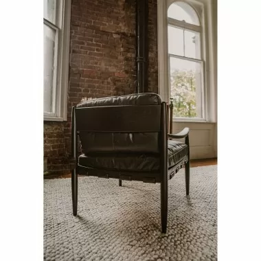 Moe's Home Collection Turner Leather Chair - Lifestyle