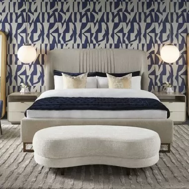 Sunpan Lobo Bench Husky Beach - Lifestyle