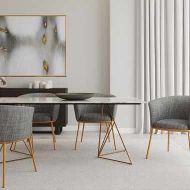 Sunpan Nadine Dining Chair Chacha Grey - Lifestyle