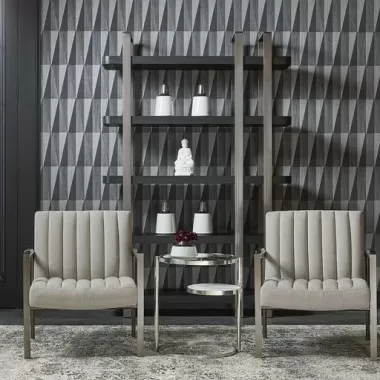 Sunpan Laney Lounge Chair - Milestone Cream - Lifestyle