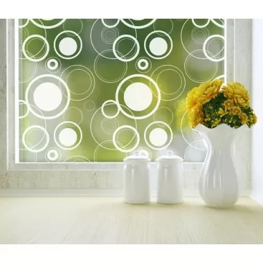 Odhams Press Retro Dots Privacy Adhesive Window Film