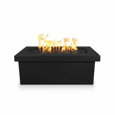 The Outdoor Plus Ramona 60" x 24" Concrete Fire Table - Rectangular 