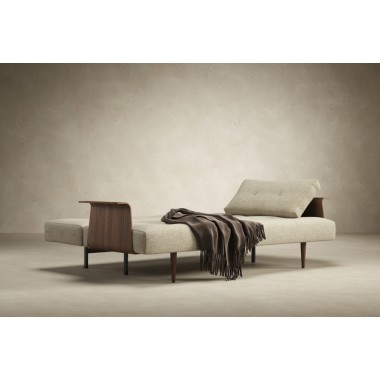 Innovation Living Recast Plus Sofa W/Walnut Arms Dark Wood Legs 366 - Halifax, Antique