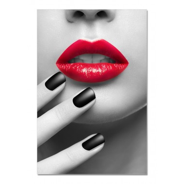 J&M Furniture Acrylic Art Red & Black | SB-61336B 