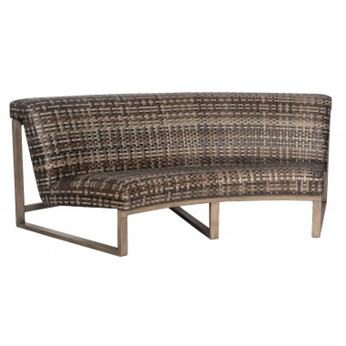 Woodard Reunion Curved Sofa