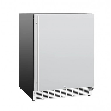 Summerset Grills 24 5.1c Outdoor Rated Fridge - Angled Closed