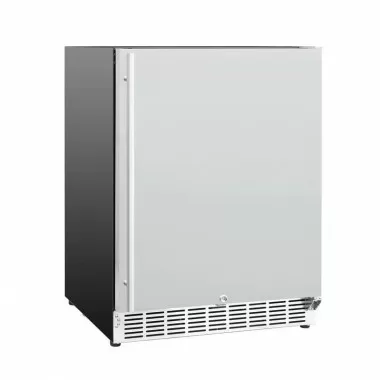 Summerset Grills 24 5.1c Outdoor Rated Fridge - Angled Closed
