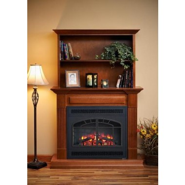 Outdoor Greatroom Company Rio Grande Package - GBI Fireplace + Cabinet + Decorative Fronts - Lifestyle