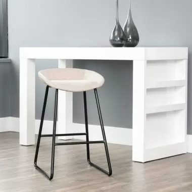 Sunpan Skylar Counter Stool - Polo Club Muslin-Dillion Cream - Lifestyle
