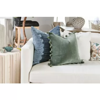 Essentials For Living Roma End Table - White Wash Pine - Lifestyle