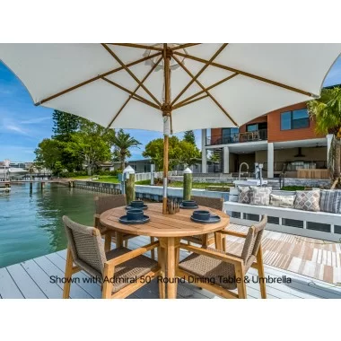 Royal Teak Admiral Dining Chair Sand Outdoor