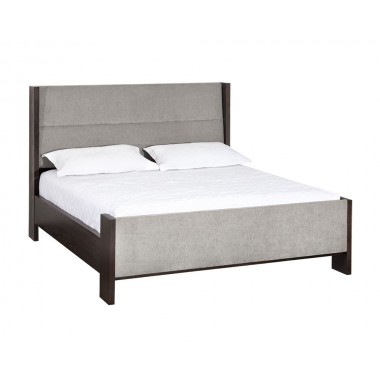 Sunpan Milo Bed - King In Polo Club Stone - Angled