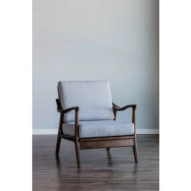 Alpine Furniture Slate Lounge Chair - Angled View