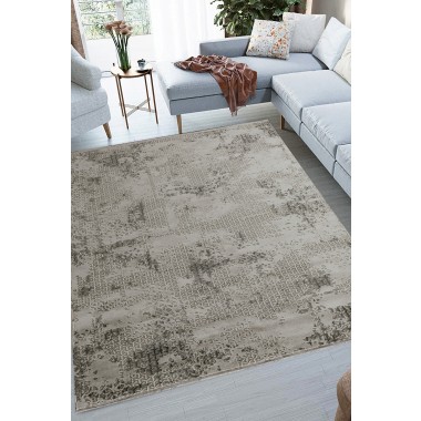 Whiteline Modern Living Graziella Decorative Polyester and Polypropylene Rug - Lifestyle