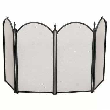 Mr. Bar-B-Q UniFlame® 4 Fold 25 in High Mini Black Finish Screen