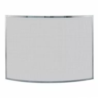 Mr. Bar-B-Q UniFlame® Single Panel Curved Pewter Finish Screen