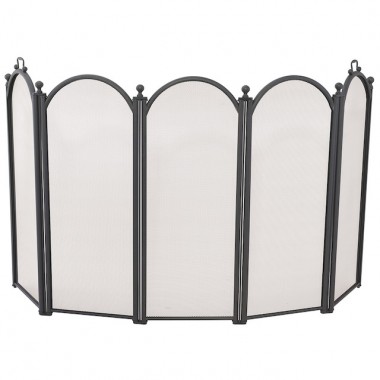 Mr. Bar-B-Q UniFlame® 5 Fold Black Finish Large Diameter Screen