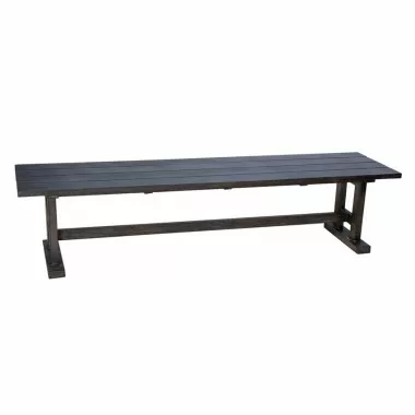 Woodard Augusta Woodlands Dining Bench - Angled