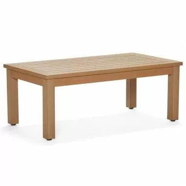 Woodard Sierra Coffee Table in Natural - Angled