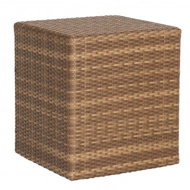 Woodard Saddleback Bunching Table in Mocha
