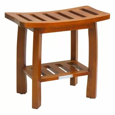 Oceanstar Solid Wood Spa Shower Bench
