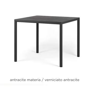 Nardi Outdoor Piave 90 Table - Antracite