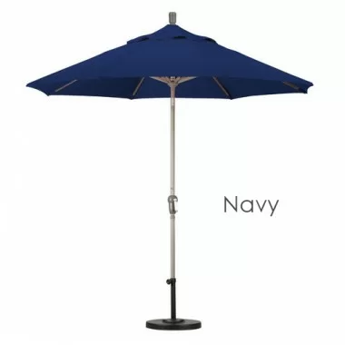 California Umbrella 9' Aluminum Market Umbrella Auto Tilt Champagne - Sunbrella