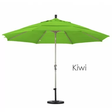 California Umbrella 11' Aluminum Market Umbrella Auto Tilt Champagne - Olefin