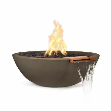 Sedona-GFRC-Fire-Water-Bowl-Chocolate