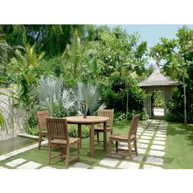 Anderson Teak Sommerset 5-pc Dining Table Set Outdoor