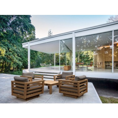 Anderson Teak Cordoba Deep Seating 5-Piece Swivel Set 
