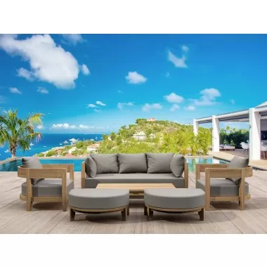 Anderson Teak Coronado 6 Pieces Deep Seating Set 1