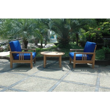 Anderson Teak SouthBay Deep Seating 3-Pieces Conversation Set A
