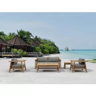 nderson Teak 4-pc Palermo Deep Seating - Lifestyle