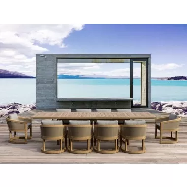 Anderson Teak 11-pc Catania Dining Set