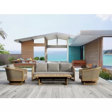 Anderson Teak 4-pc Catania Deep Seating Set Outdoor