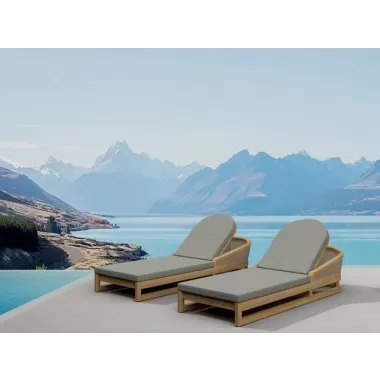 Anderson Teak 2-pc Catania Sun Lounger Outdoor