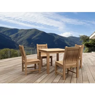 Anderson Teak 5-pc Bistro Table Set