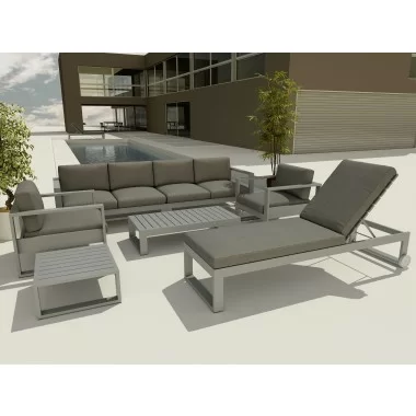 Lucca Sun Lounger 7-pieces Deep Seating Set