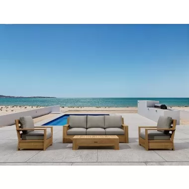 Anderson Teak 4-pc Madera Deep Seating - Lifestyle