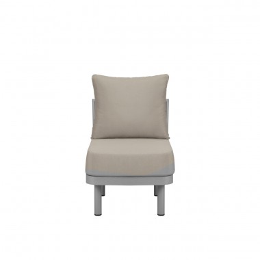 Source Furniture Luxe Armless Lounge Chair Front