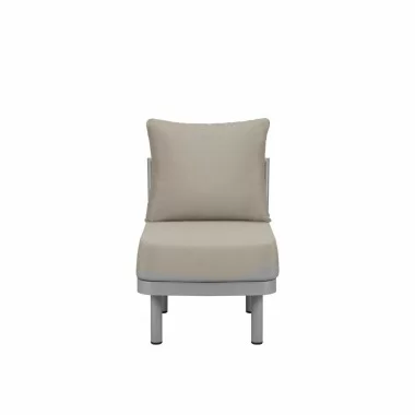 Source Furniture Luxe Armless Lounge Chair Front