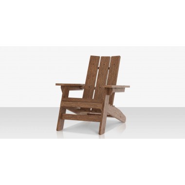DecoScapes PollyOutdoor Adirondack Chair - Angled View