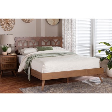 Shukura Platform Queen Bed - lifestyle
