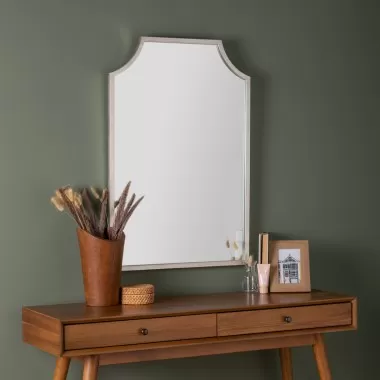 Simone Silver Wall Mirror - Lifestyle