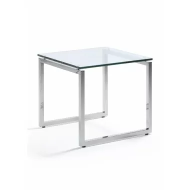 Sly End Table Tempered Glass Top