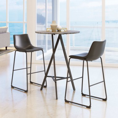 Smart Barstool in Black - Lifestyle 1