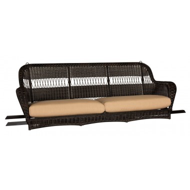 Woodard Sommerwind Sofa Swing in Chocolate